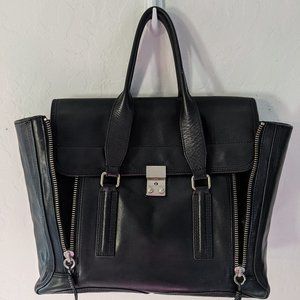 3.1 PHILLIP LIM - Large Pashli Leather Satchel